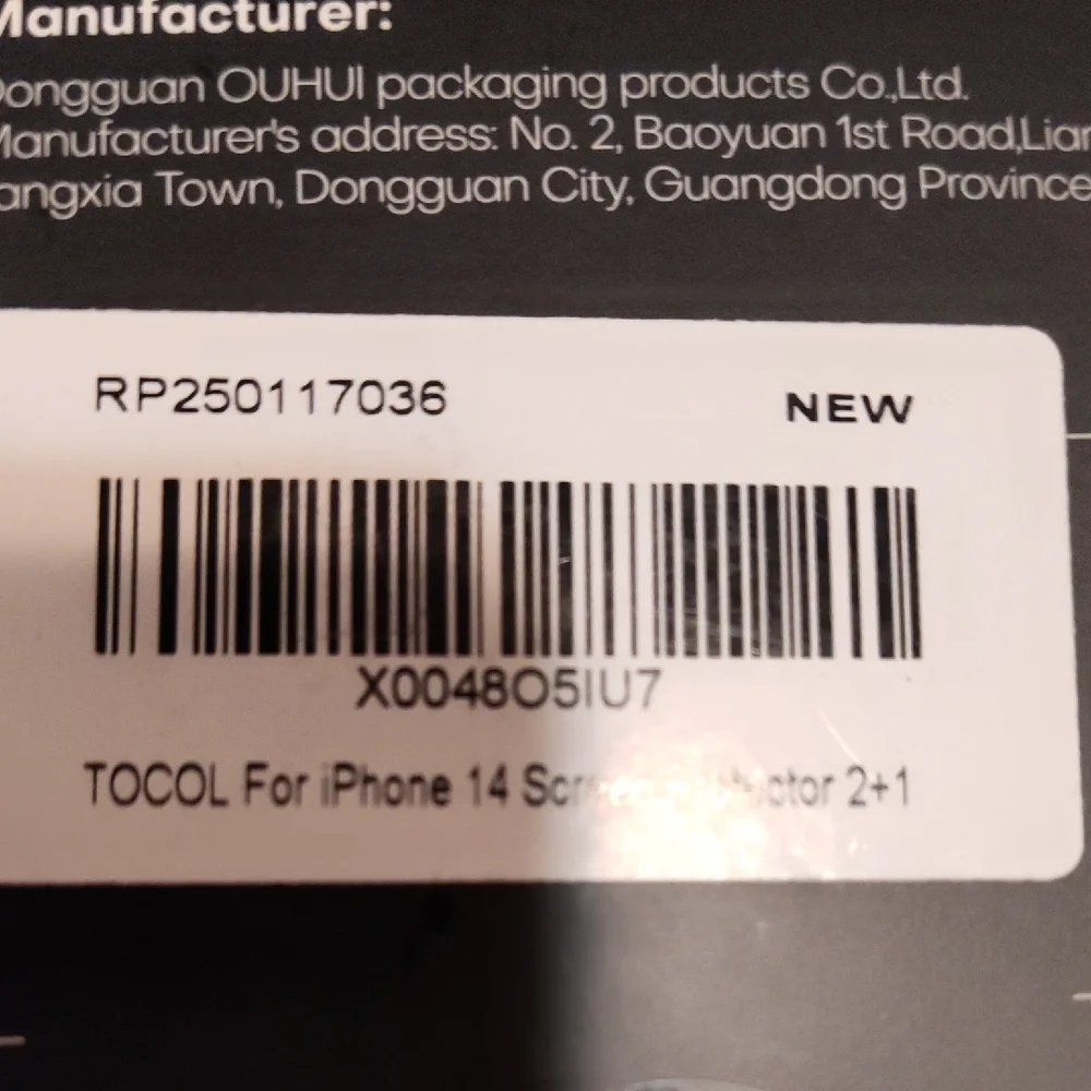 Black Screen Protector for Cell Phones